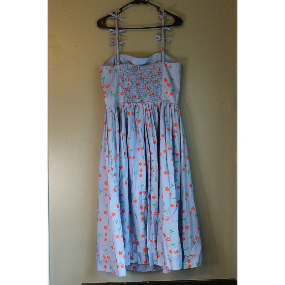 Pinch Boutique Dress Tank Cherries Blue Size Large NEW With Tags - Picture 9 of 10